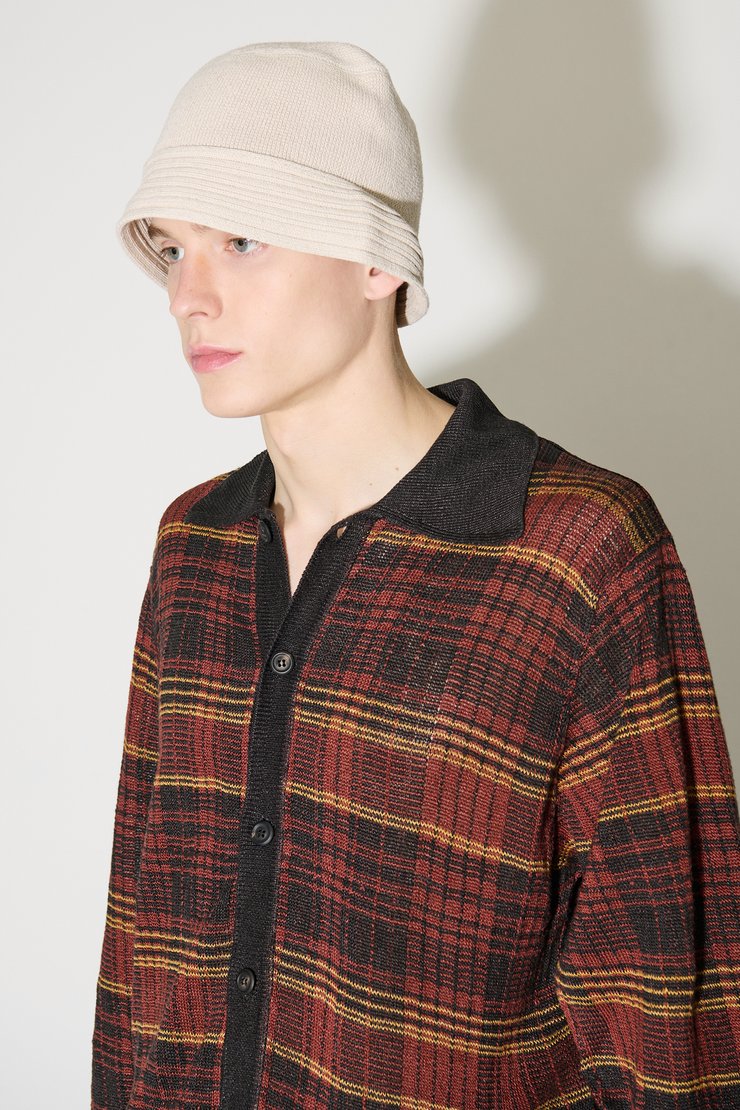OUR LEGACY SHAGGY HAT アワーレガシー Shaggy knit cotton hat in blue - Our Legacy | Mytheresa