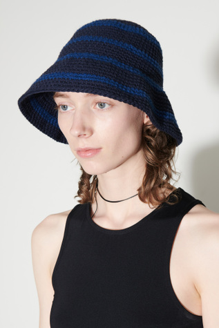 Our Legacy - Tom Tom Hat Carolean Blue Tousled Cotton