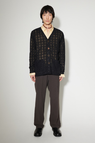 Cardigan Black Disintegration Check