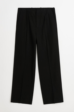 Borrowed Chino Black Lyo Wool