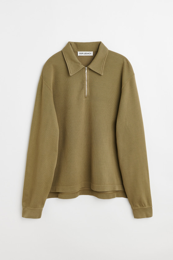 【関税込み】OUR LEGACY Sweatshirts Our Legacy - Base Sweat Green Deja Vu Print