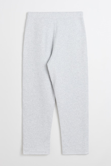 ◆THE MUSEUM VISITOR◆ LEATHER PATCH SWEAT PANTSGREY 07957 GALLERY DEPT. DEPT LOGO 8 SWEATPANT | HEATHER GREY