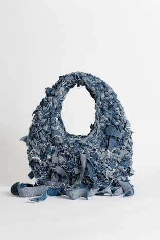 Crochet Bag Dream Blue Chain Twill