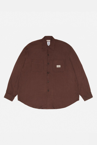 Rocco Shirt Umber Twill Flannel