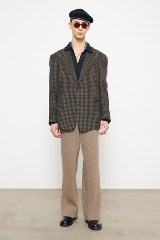 Togo Blazer Caffe Houndstooth