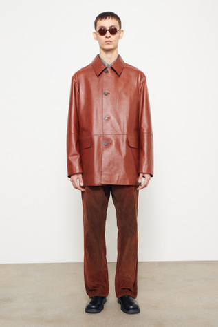Toro Coat Pomodoro Seccho Leather