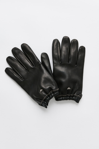 小物 Our Legacy HIS GLOVES Our Legacy - Mis Match Glove Black Leather