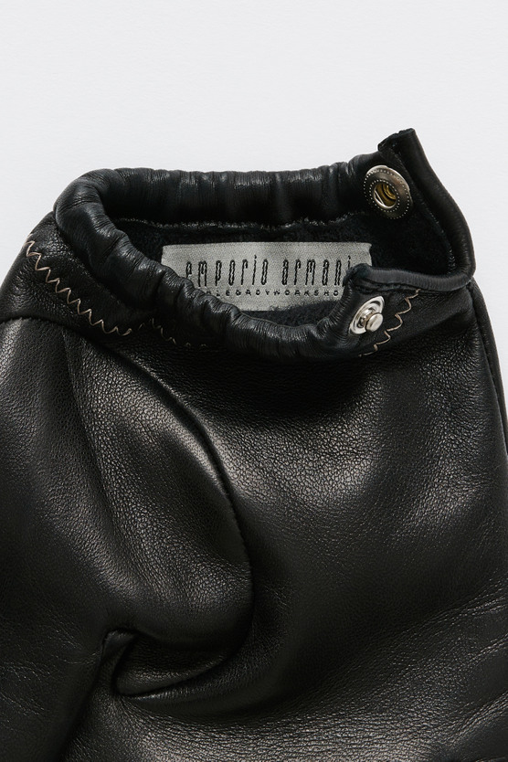 Our Legacy - Moto Gloves Liquirizia Leather