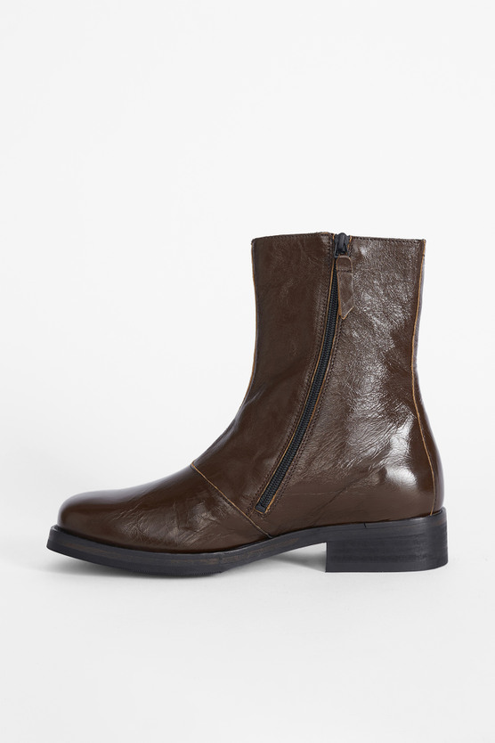 Our Legacy - Camion Boot Olive Leather Our Legacy - Camion Boot Olive Leather