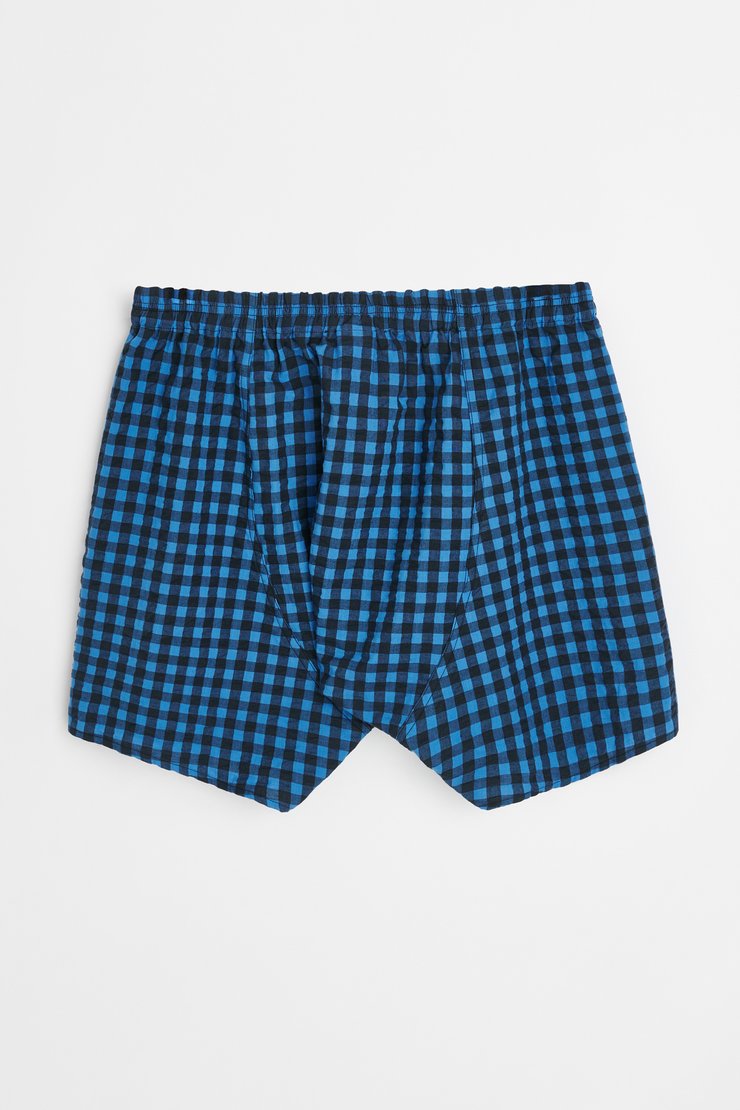 ☆Wai Kei☆ Check Boxer Shorts Blue YKBD02PT01-4 Jockey® Everyday Check Boxer Woven | JOCKEY UK
