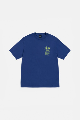 Ol Surfman Pig. Dyed Tee Blueberry