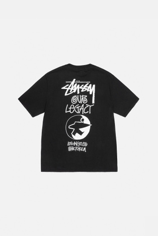 Ol Surfman Pig. Dyed Tee Black