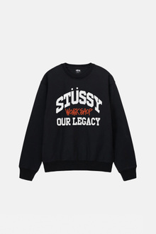 【STUSSY×OUR LEGACY】★3903958★カレッジT ピグメント黒 STUSSY(ステューシー) OUR LEGACY(アワーレガシー) ワーク