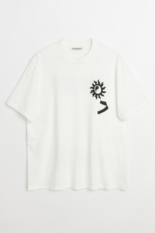 Work Shop Box Tee White Yin Yang Tur Print