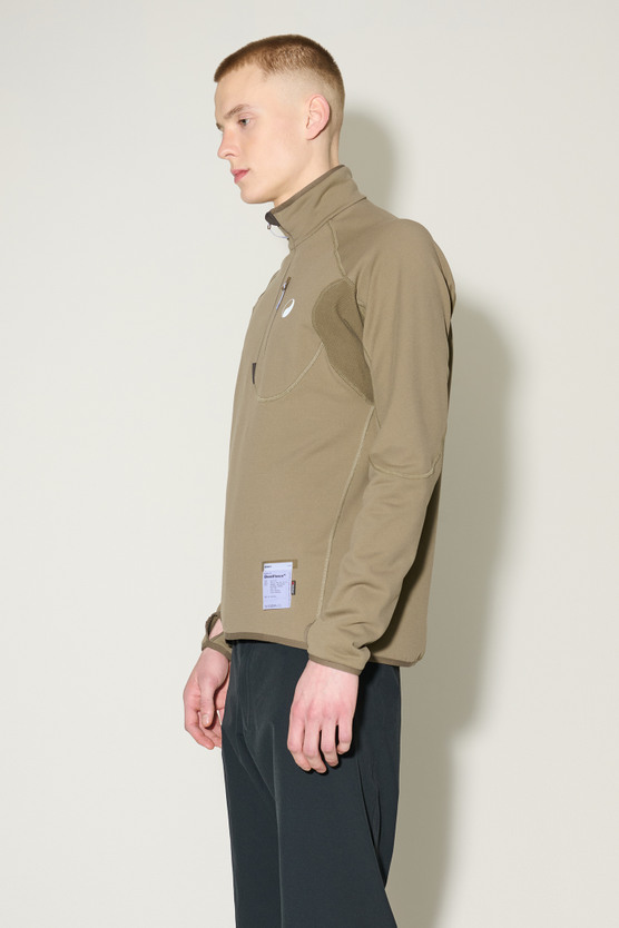 Our Legacy - Ghostfleece Half-Zip Smoky Quartz
