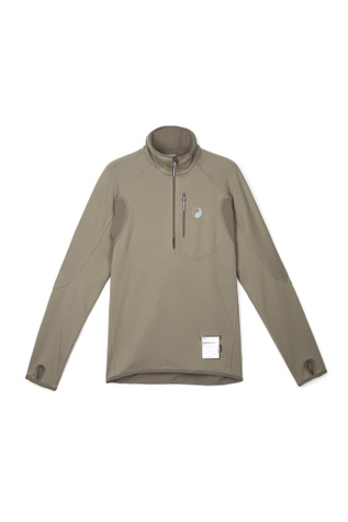 Our Legacy - Ghostfleece Half-Zip Smoky Quartz