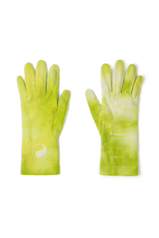 Cloudmerino Liner Gloves Batik Acid Lime