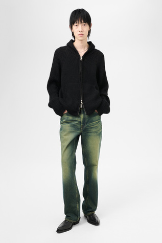 Level Hood Jet Black Isles Wool