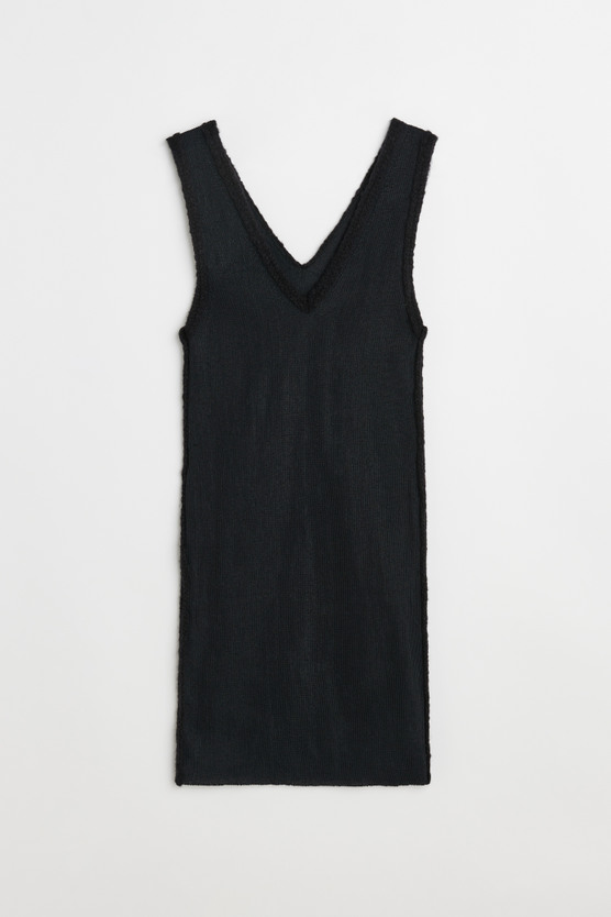【関税込み】OUR LEGACY ブラック Sleek ミニワンピース OUR LEGACY: ブラック Sleek ミニワンピース | SSENSE 日本