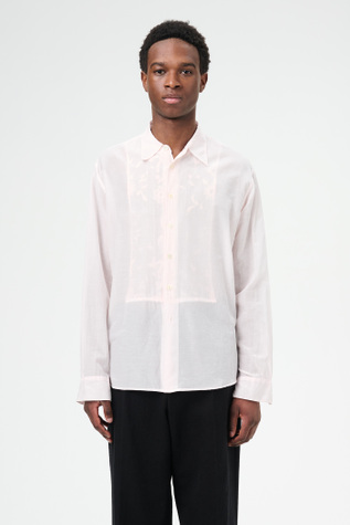 Our Legacy - Adorn Shirt Ballet Pink Sheer Cotton Silk