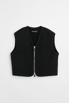 Our Legacy - Top Vest Evening Black Boucle Wool