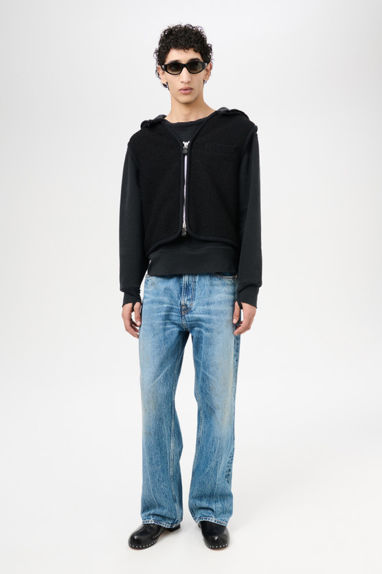 ベスト・ジレ OUR LEGACY Women Vests W4239DBL BLACK Our Legacy - Corset Vest Black All Day Poplin