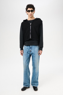 3house着用 our legacy knit vest 46 Our Legacy - Knitted Vest White Sheer Cable