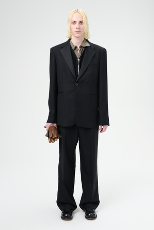 Shinjuku Tux Blazer Black Panama Wool