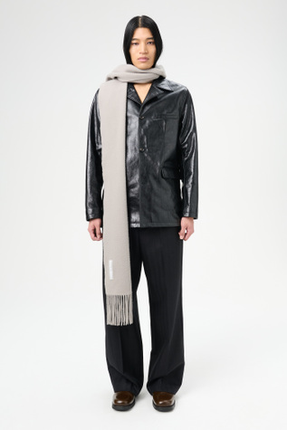 Alley Jacket Heavy Grain Black Leather