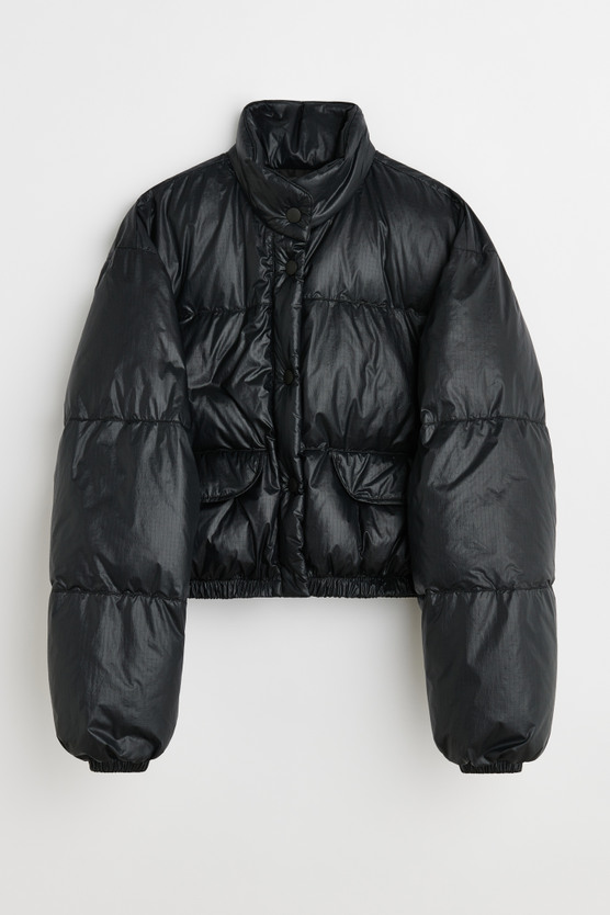 【関税込み】OUR LEGACY ブラック Inhale Puffa ジャケット OUR LEGACY: Black Inhale Puffa Jacket | SSENSE