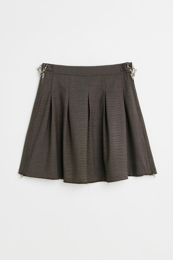 Our Legacy - Object Skirt Grey Atom Check Wool