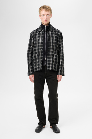 Our Legacy - Haven Jacket Black/White Helix Flannel