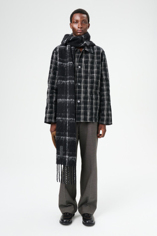 Haven Jacket Black/White Helix Flannel