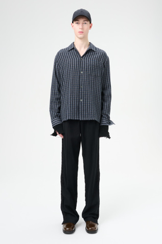 Heusen Shirt Principal Check Rural Wool