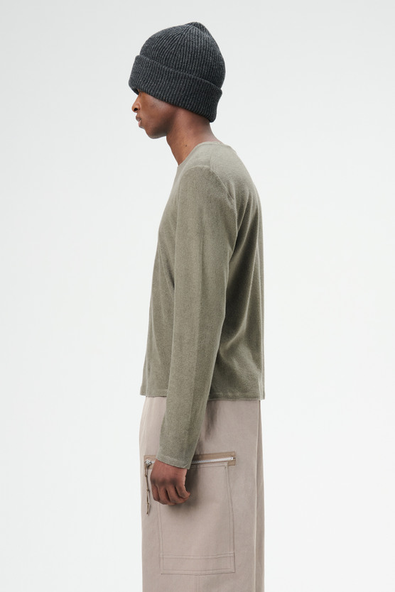 Our Legacy - Regular Longsleeve Corroded Olive Everyday Frotte
