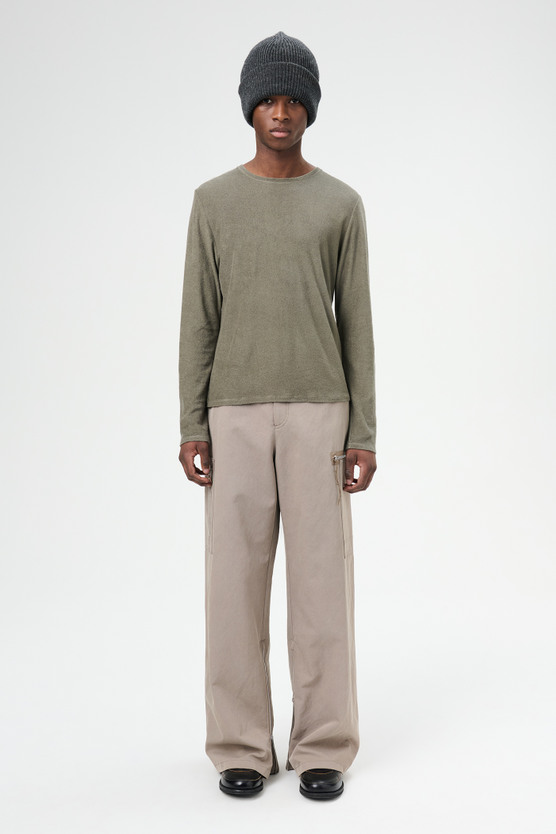 トップス Our Legacy Regular Long Sleeve 44 Our Legacy - Regular Longsleeve Corroded Olive Everyday Frotte