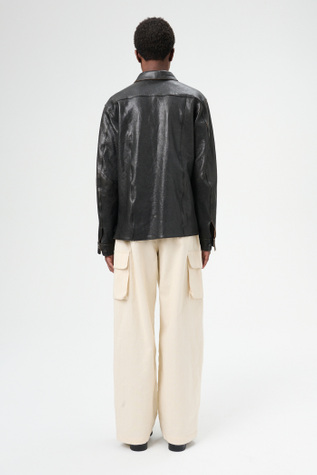 Our Legacy - Welding Shirt Worn Brown Lambskin