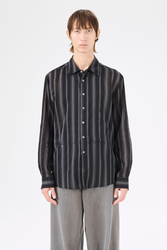 OUR LEGACY Adorn Shirt 46 24AW シアー シルク Our Legacy - Adorn Shirt Ballet Pink Sheer Cotton Silk