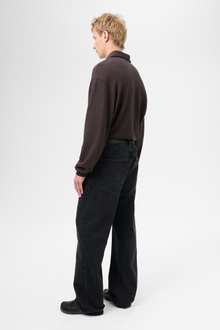 OUR LEGACY ブラックレザー　HIS GROVES OUR LEGACY レザースニーカー | ブラック | FARFETCH JP