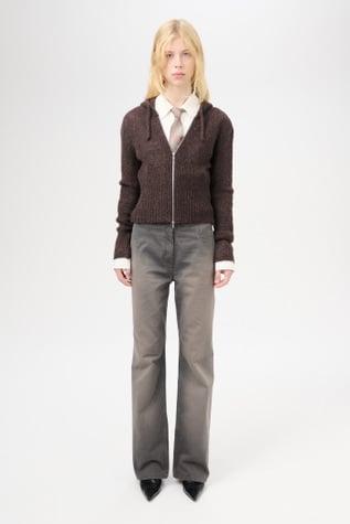 Biker Trouser French Sun Faded Herringbone
