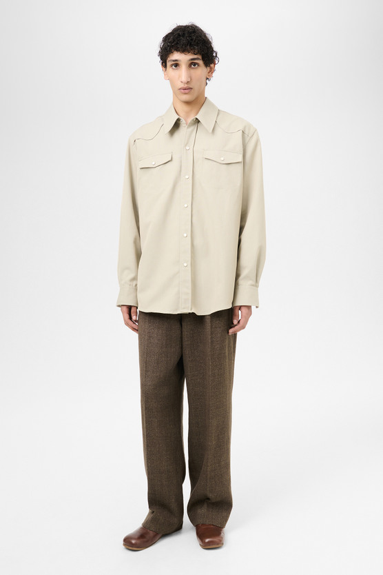 Tシャツ・カットソー OUR LEGACY FW24 Shirts (M4242FL LUCID PISTACHIO RURAL WOOL) 11997_bcf79e127b-m4242fl_1054-