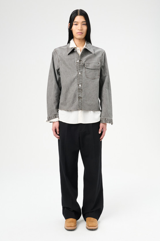 人気のファッションブランド！ Rebirth Cut - Legacy Our Jacket Weave Coated Pigment Olive ジャケット・アウター