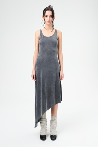 Hang Dress Dark Grey Cupro