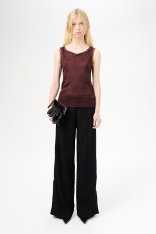 Lounge Pants Black Canvas Jersey
