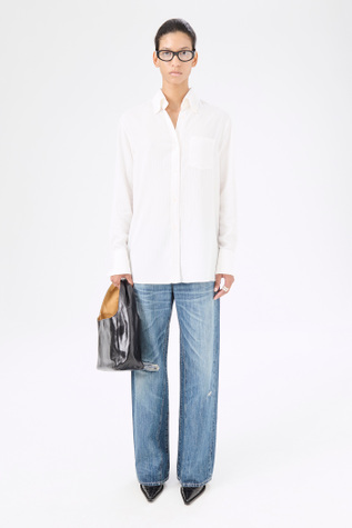 Sincere Shirt French Stripe Ceremony Viscose