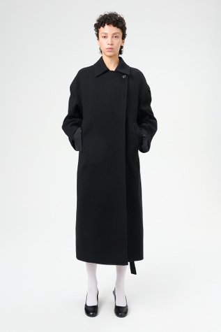 beeden JUST FIT BOXY COATピーコート ブラック JUST FIT BOXY COAT – BEEDEN