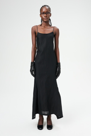 Naiad Dress Bohemian Black Forever Crinkle
