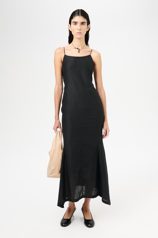 【送料&関税込】Our Legacy Naiad Dress Our Legacy - Naiad Dress Bohemian Black Forever Crinkle