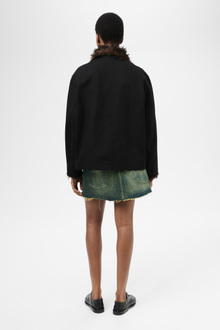 ジャケット・アウター OURLEGACY TRACKJACKET BLACKCANVAS JERSEY Our Legacy - Track Jacket Black Canvas Jersey