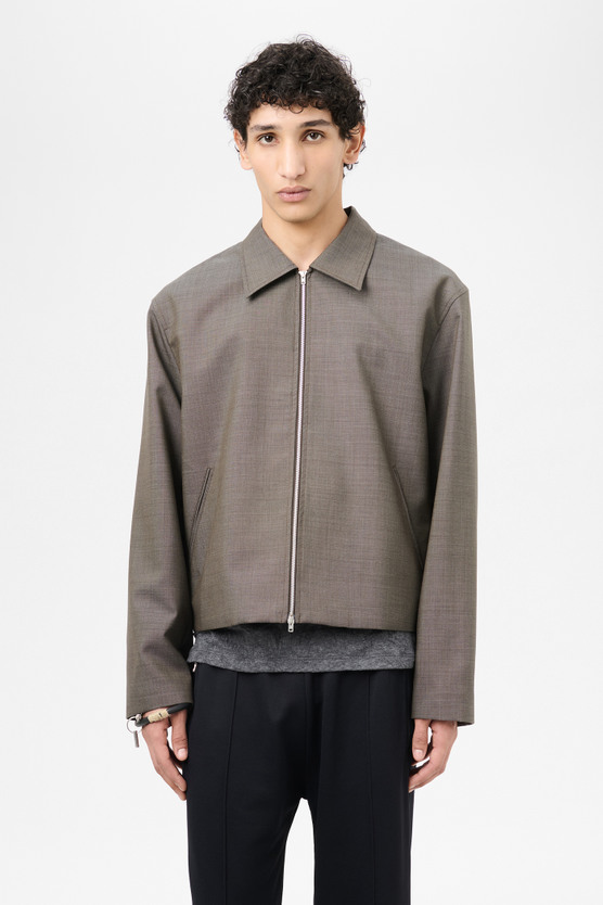 OUR LEGACY MINI JACKET 48 9/26まで Our Legacy - Mini Jacket Top Dyed Black Leather